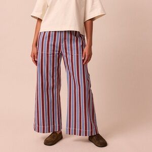Beyond Nine Luca Burgundy Sky Denim Pants